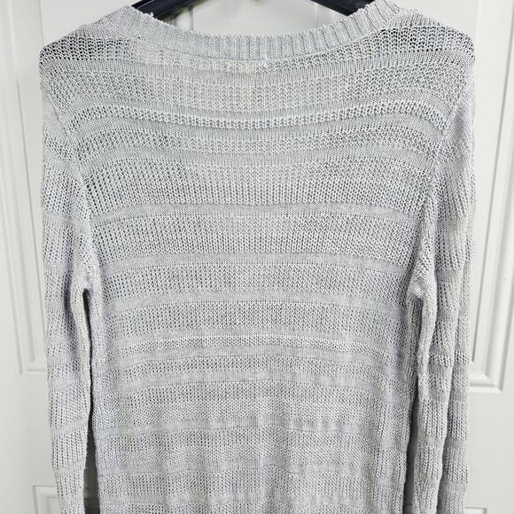 Matilda Jane Gray Duster Cardigan Womens Size Small Wonderment Stay Cozy Sweater - Picture 10 of 11